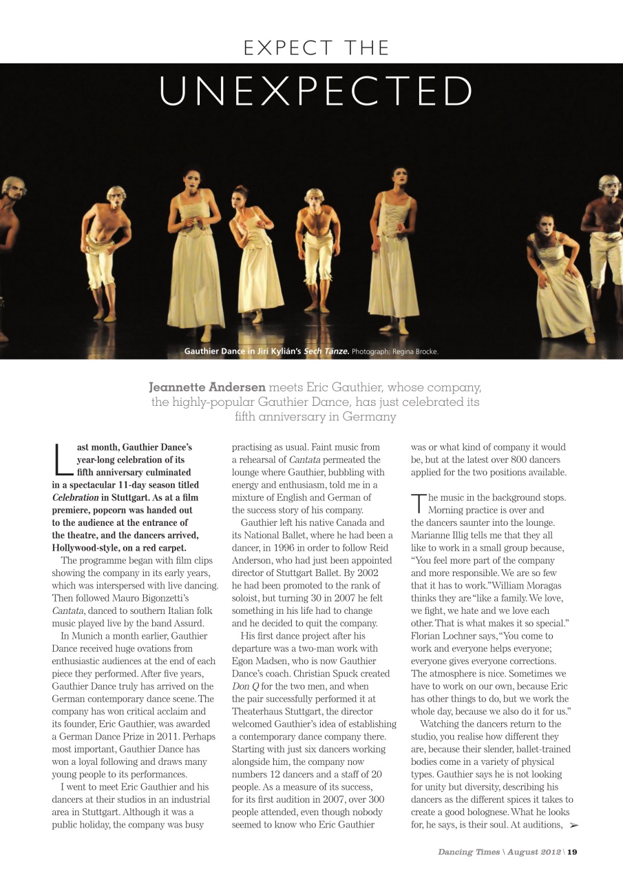 Dancing Times Preview Pages