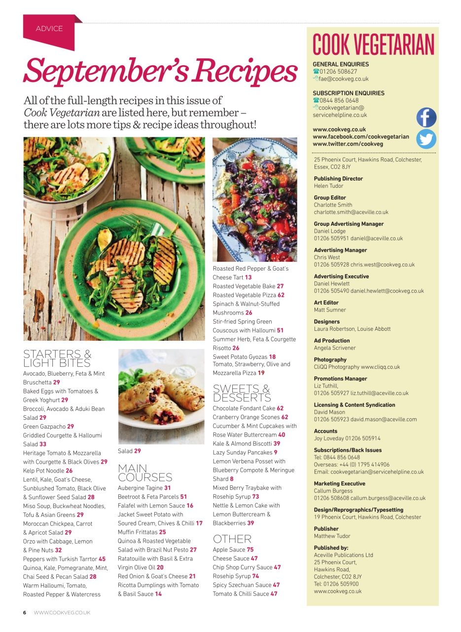 Veggie Magazine Preview Pages