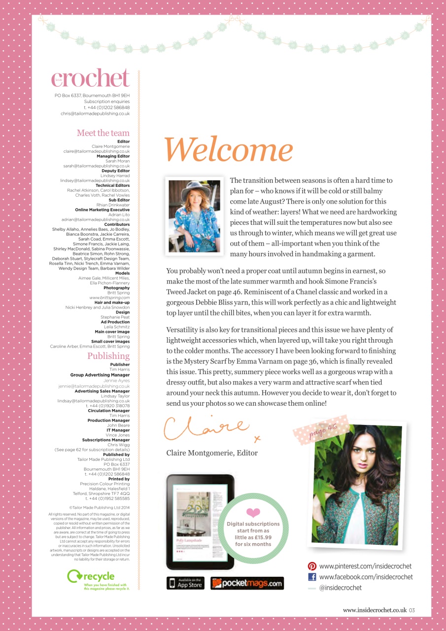 Inside Crochet Preview Pages