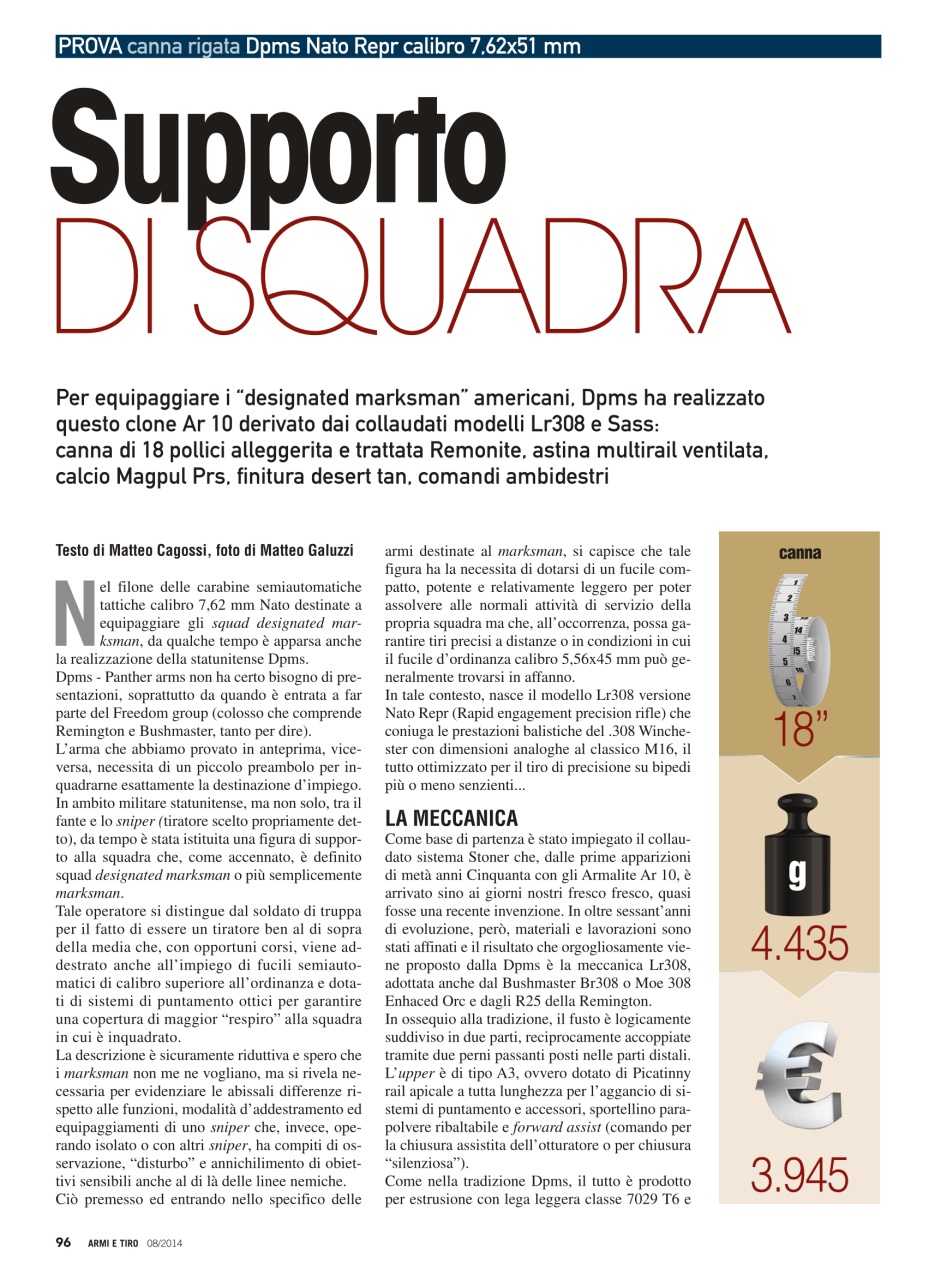 Armi E Tiro Preview Pages