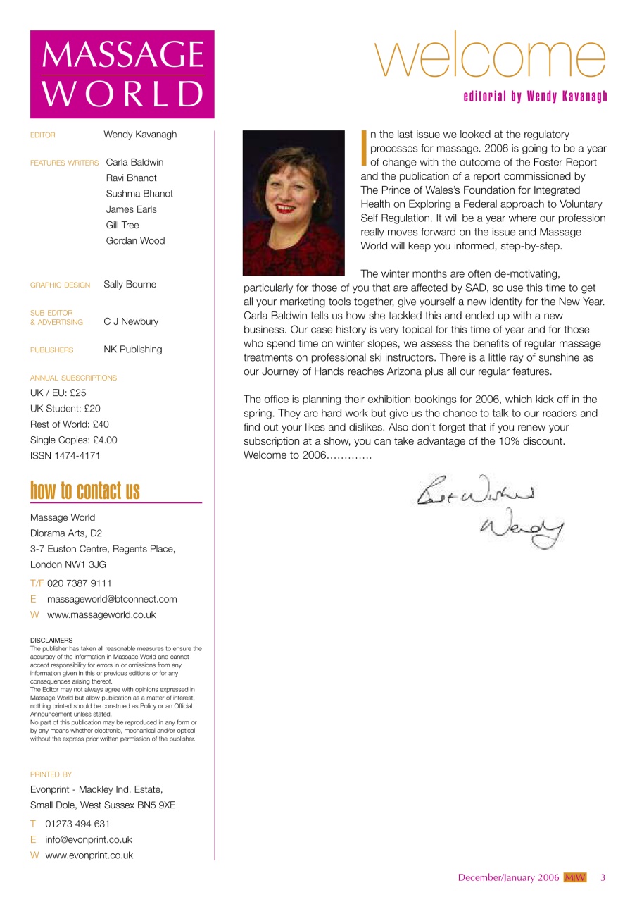 Massage World Preview Pages