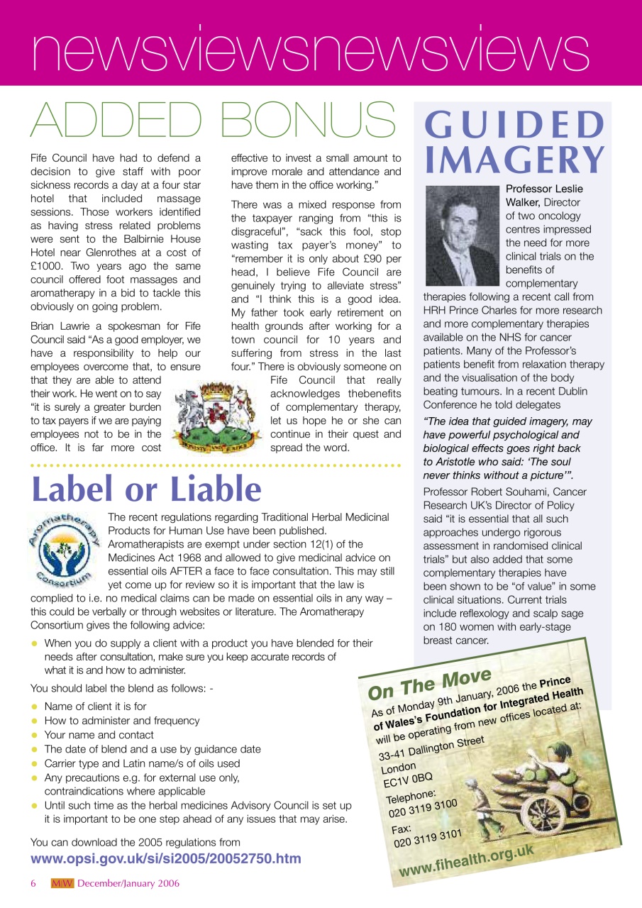 Massage World Preview Pages