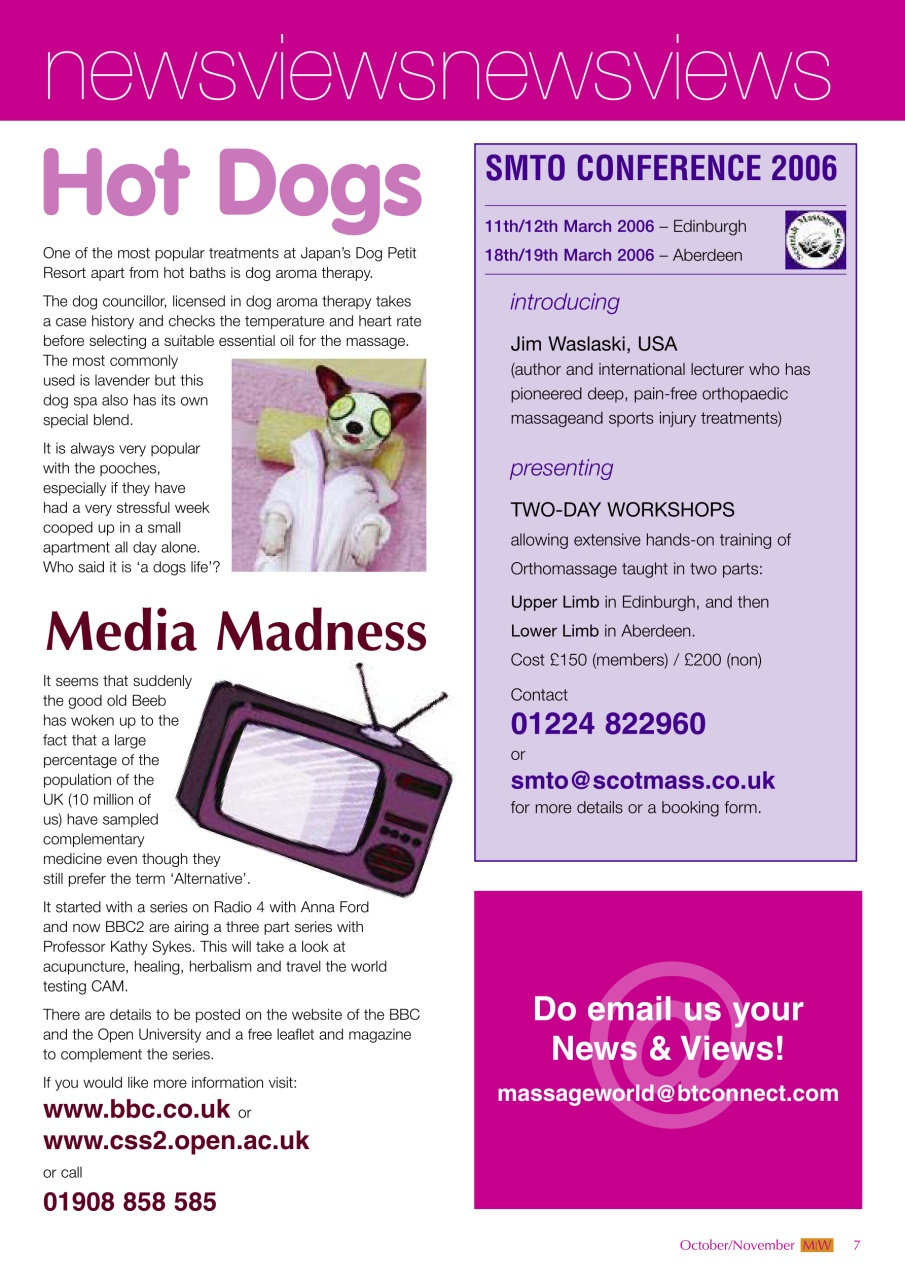 Massage World Preview Pages