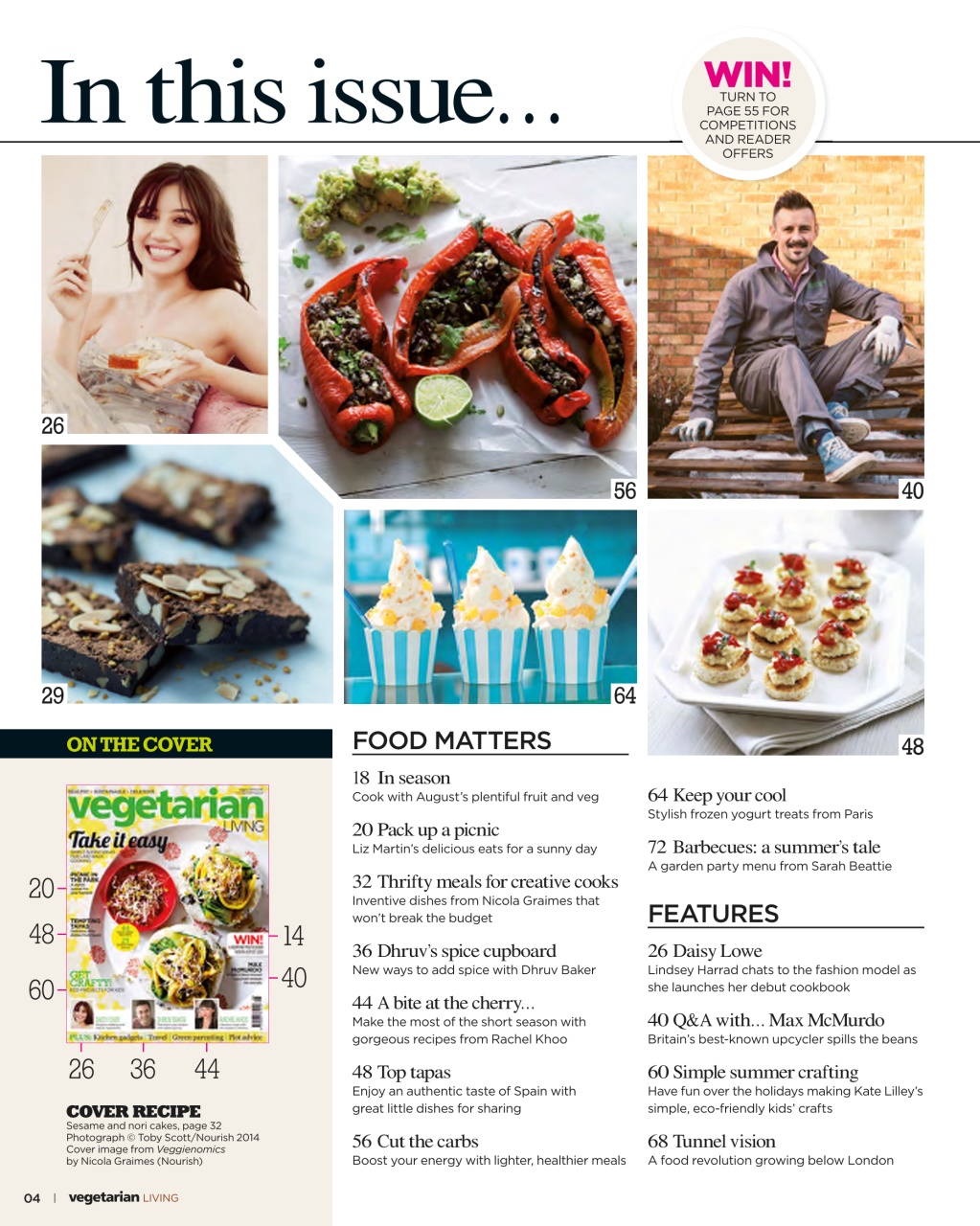 Vegetarian Living Preview Pages
