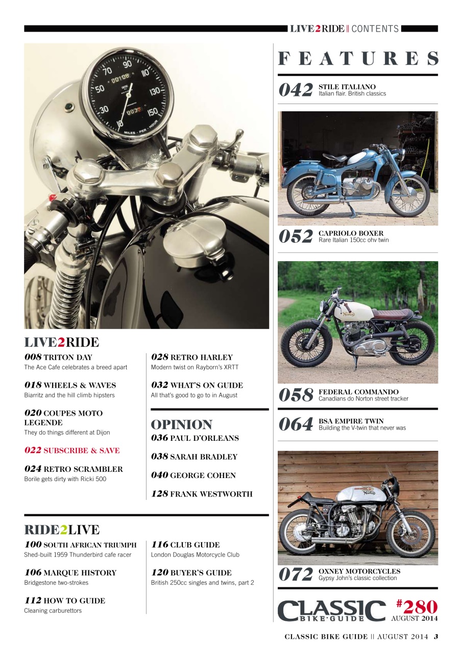 Classic Bike Guide Preview Pages