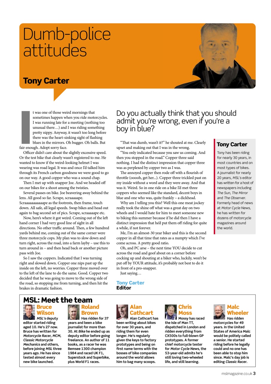 Motorcycle Sport & Leisure Preview Pages