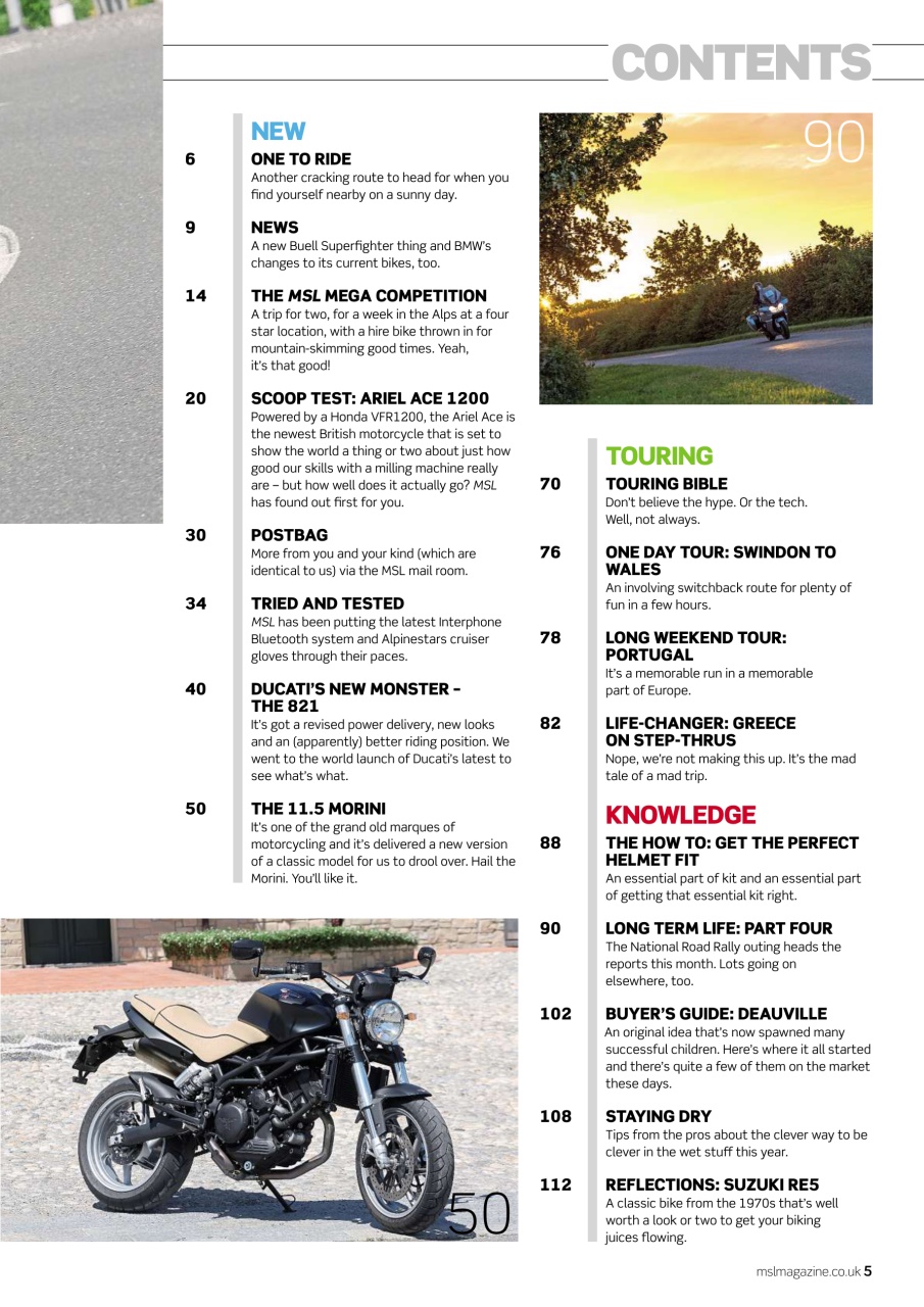 Motorcycle Sport & Leisure Preview Pages