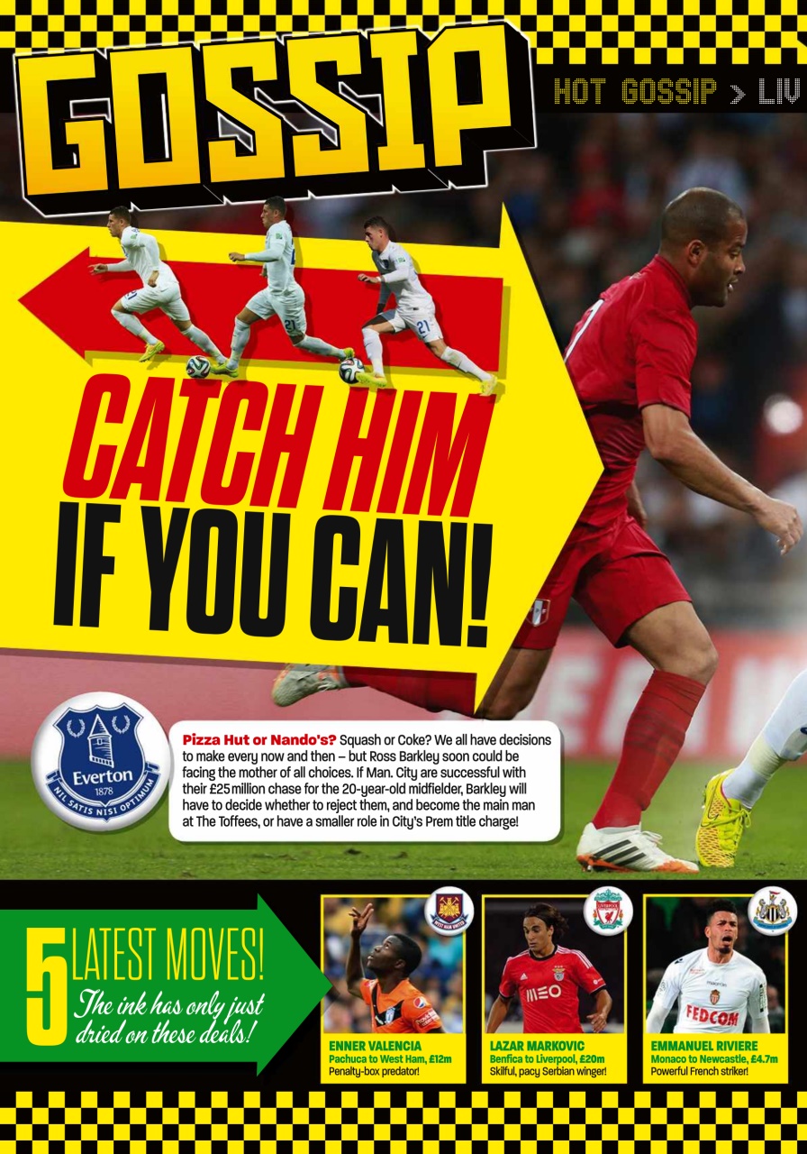 Match of the Day Preview Pages