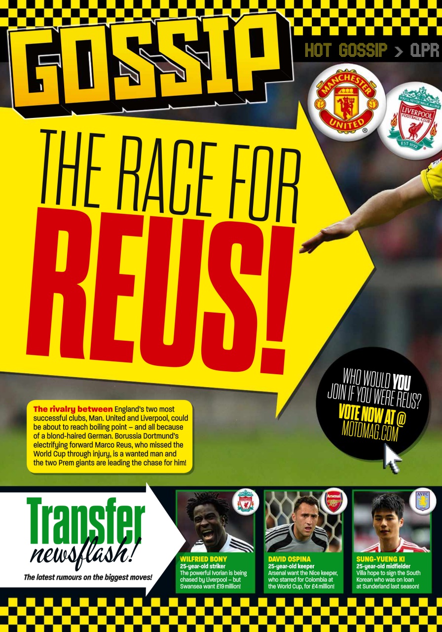 Match of the Day Preview Pages