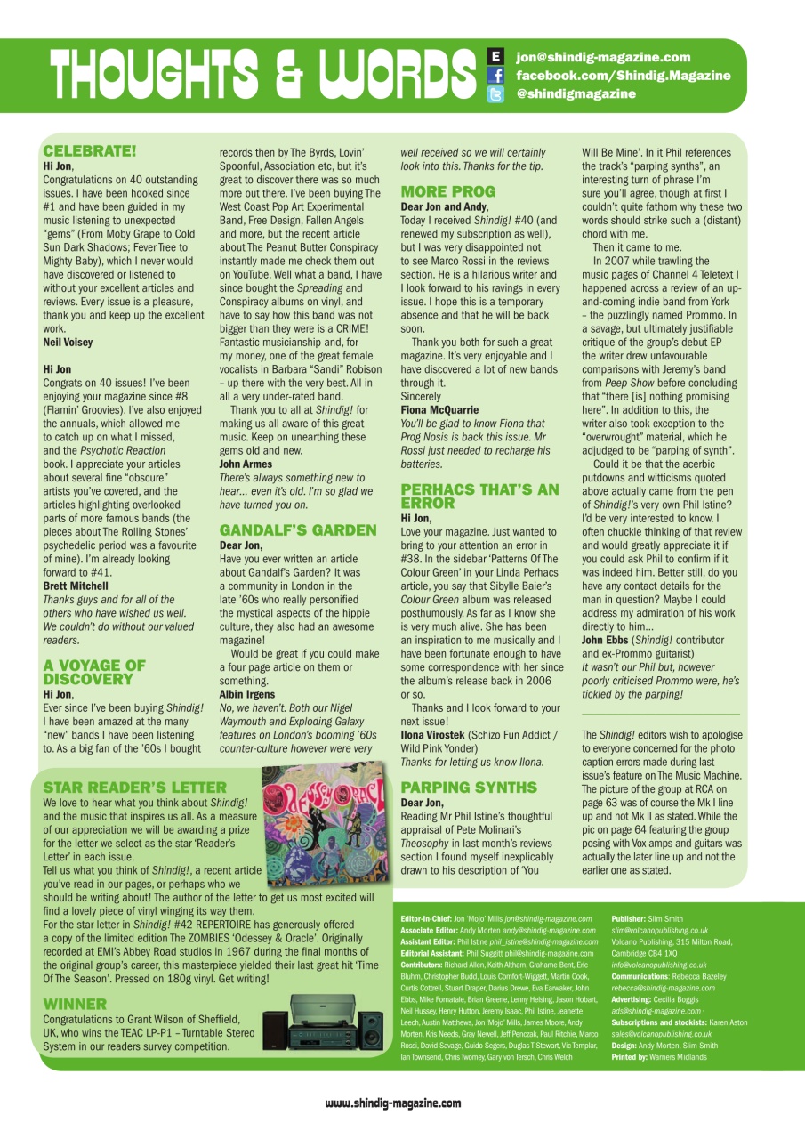 Shindig! Preview Pages