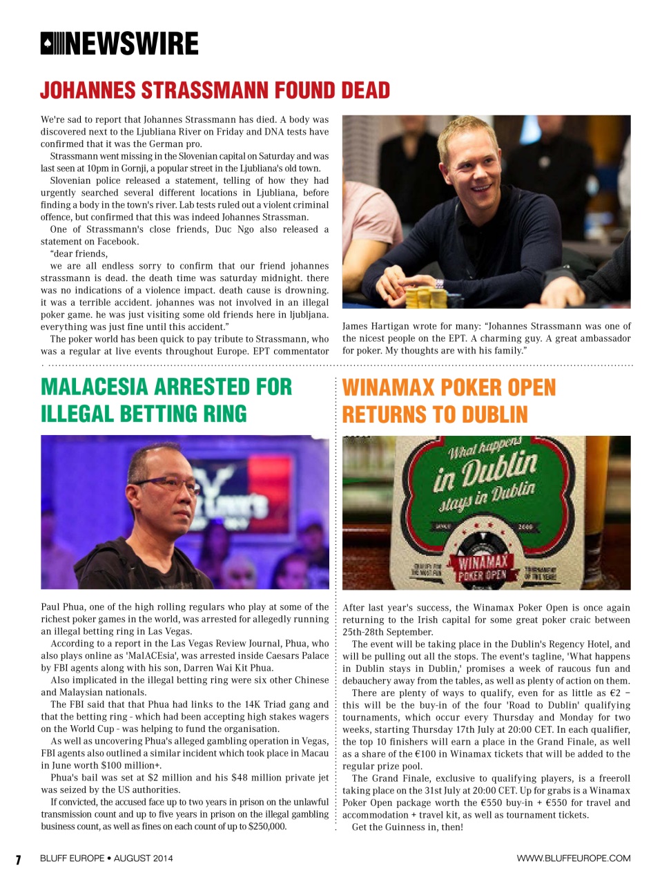 Bluff Europe Preview Pages