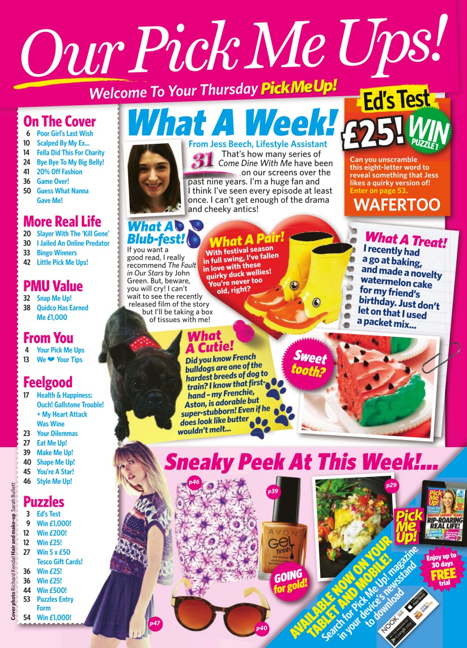 Pick Me Up Preview Pages