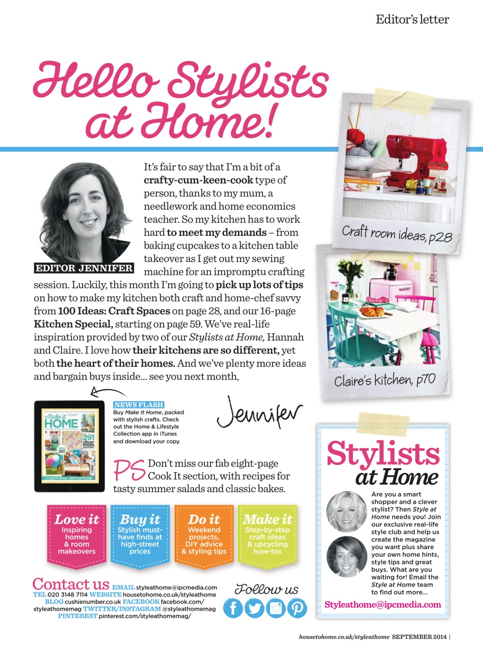 Style at Home Preview Pages