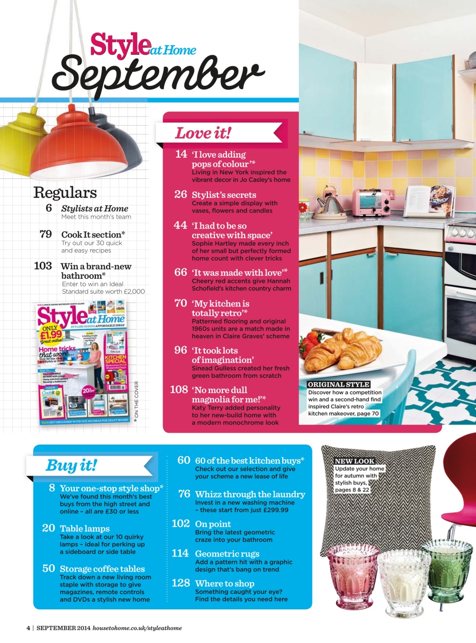 Style at Home Preview Pages