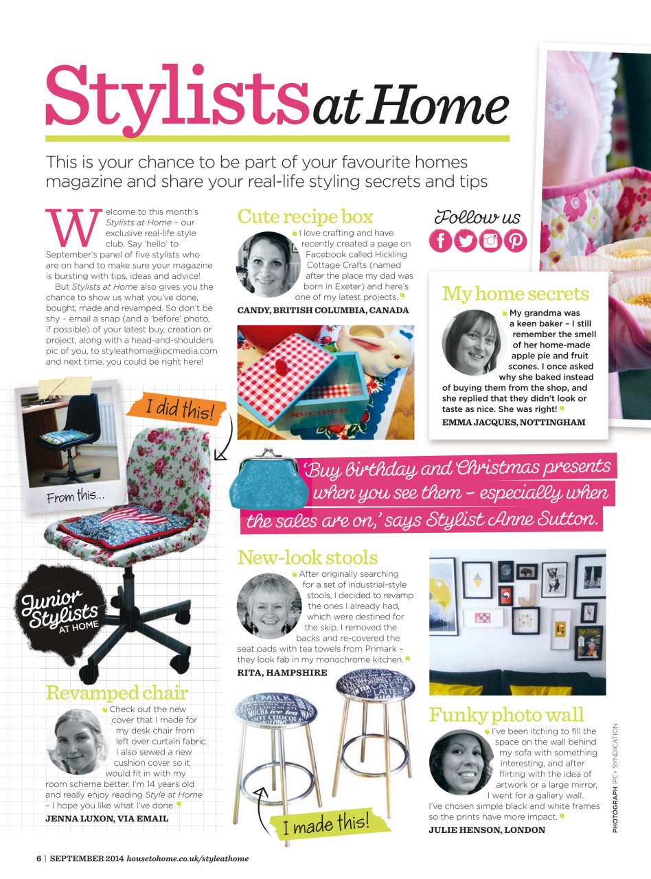 Style at Home Preview Pages