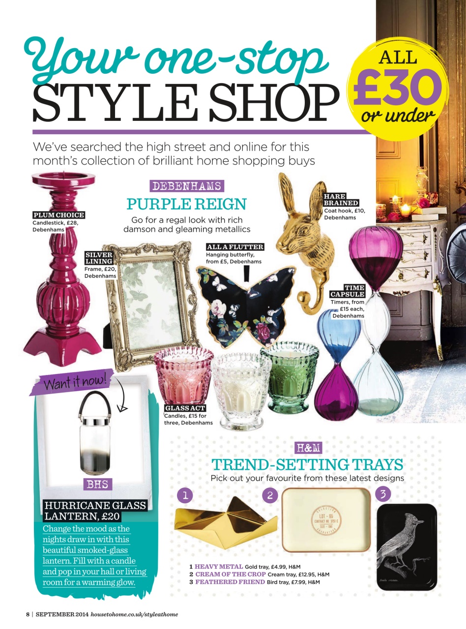 Style at Home Preview Pages