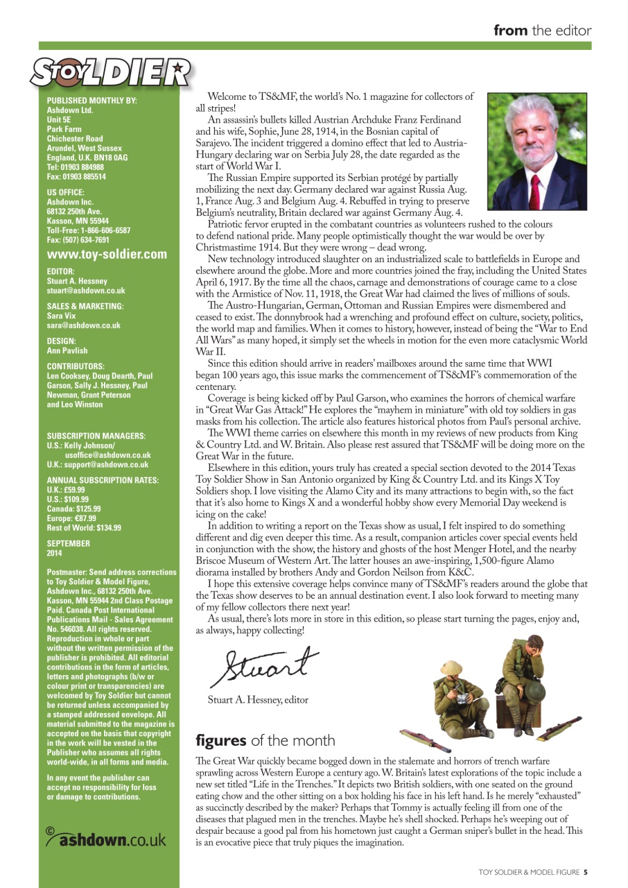 Toy Soldier & Model Figure Preview Pages