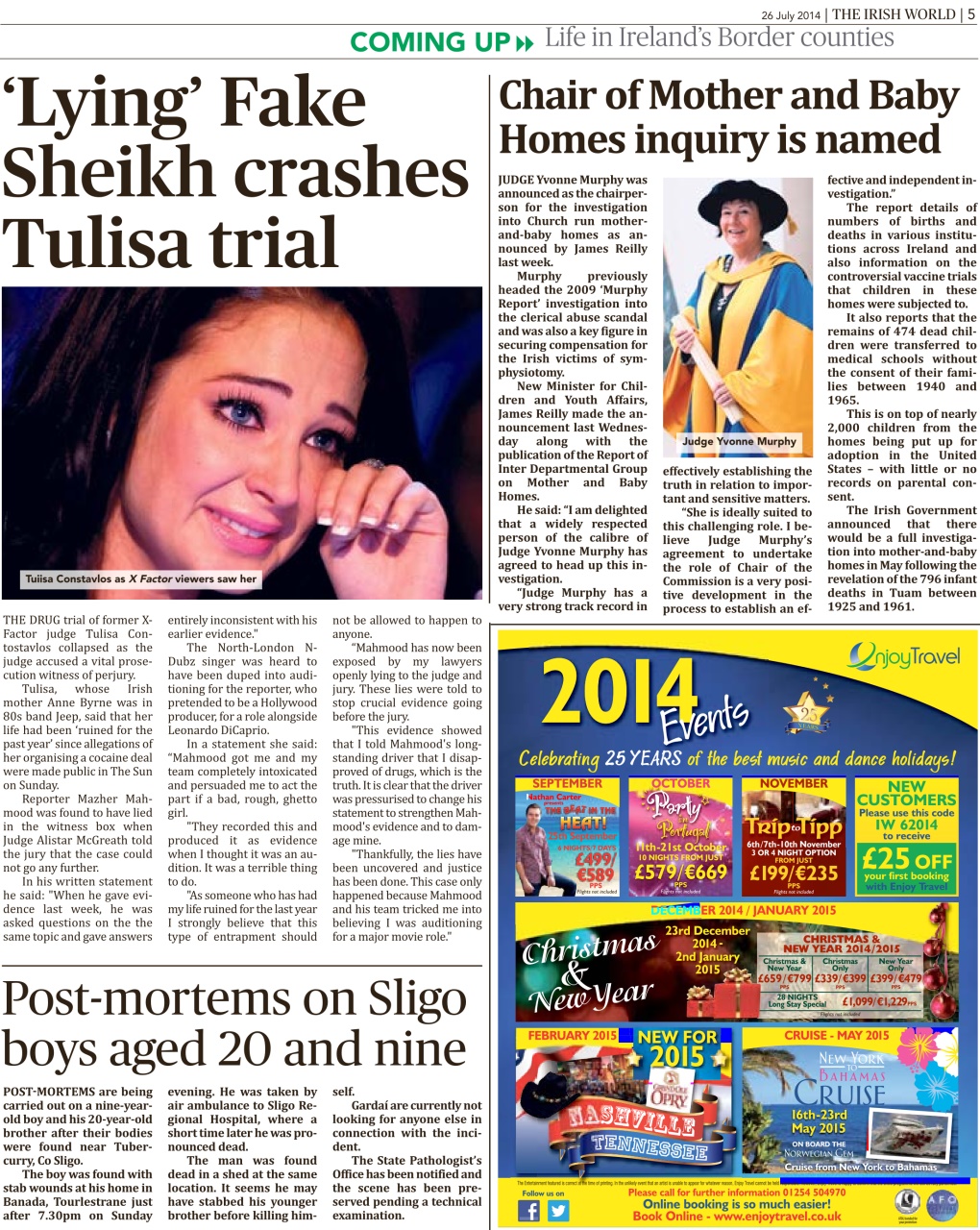 Irish World Preview Pages