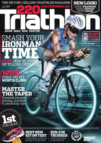 220 Triathlon Magazine issue August 2014