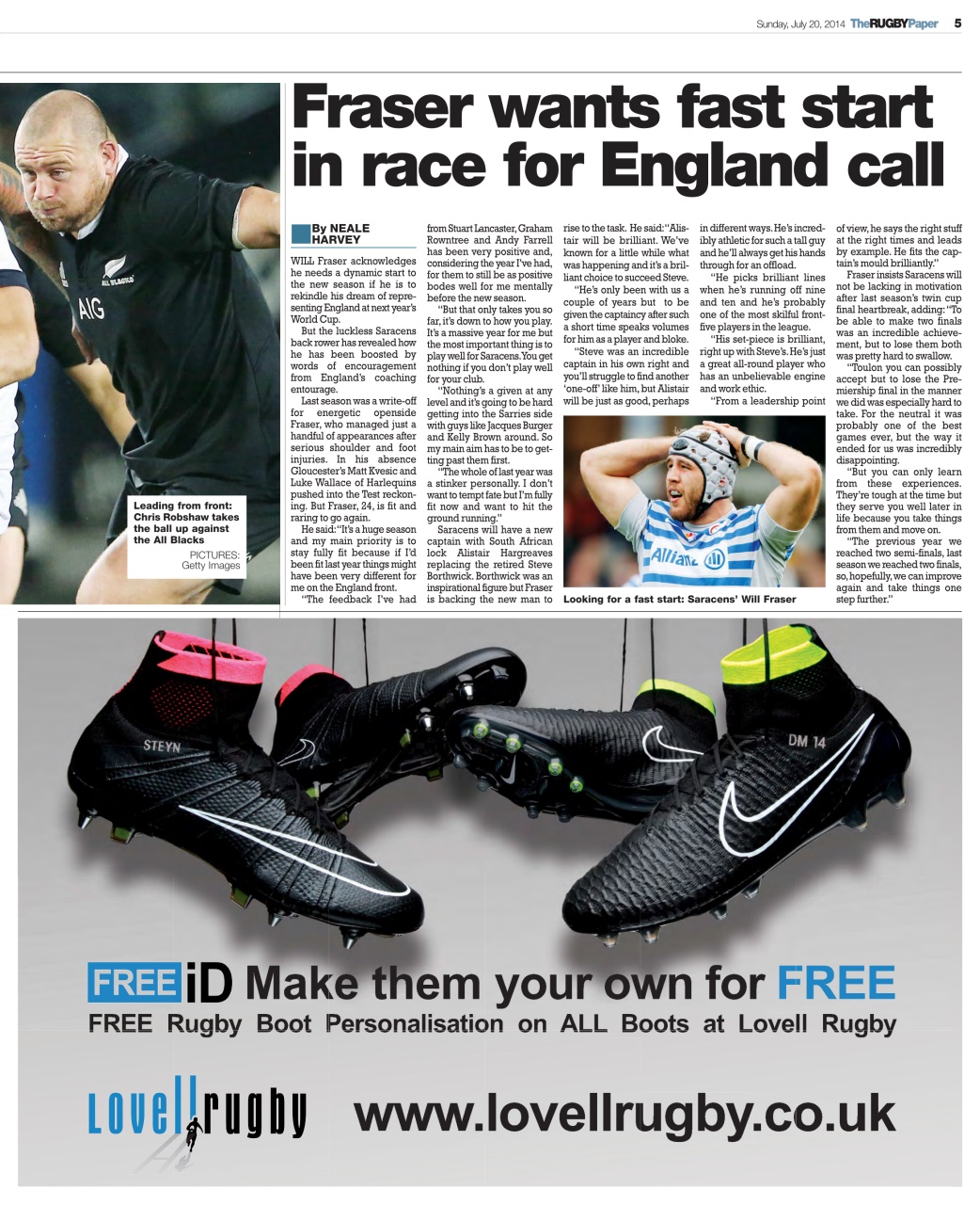 The Rugby Paper Preview Pages