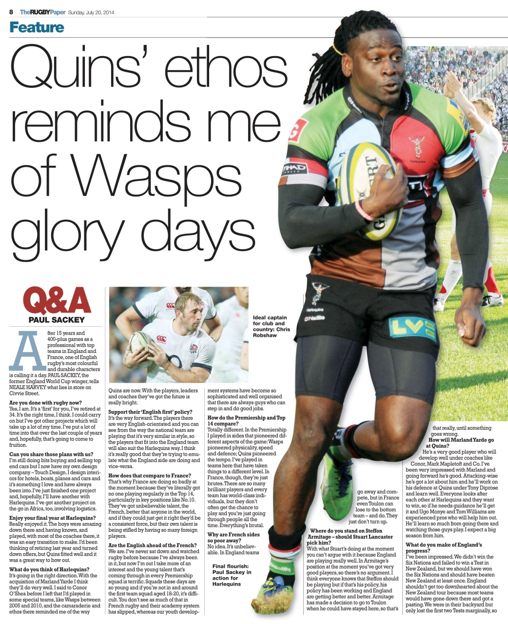 The Rugby Paper Preview Pages