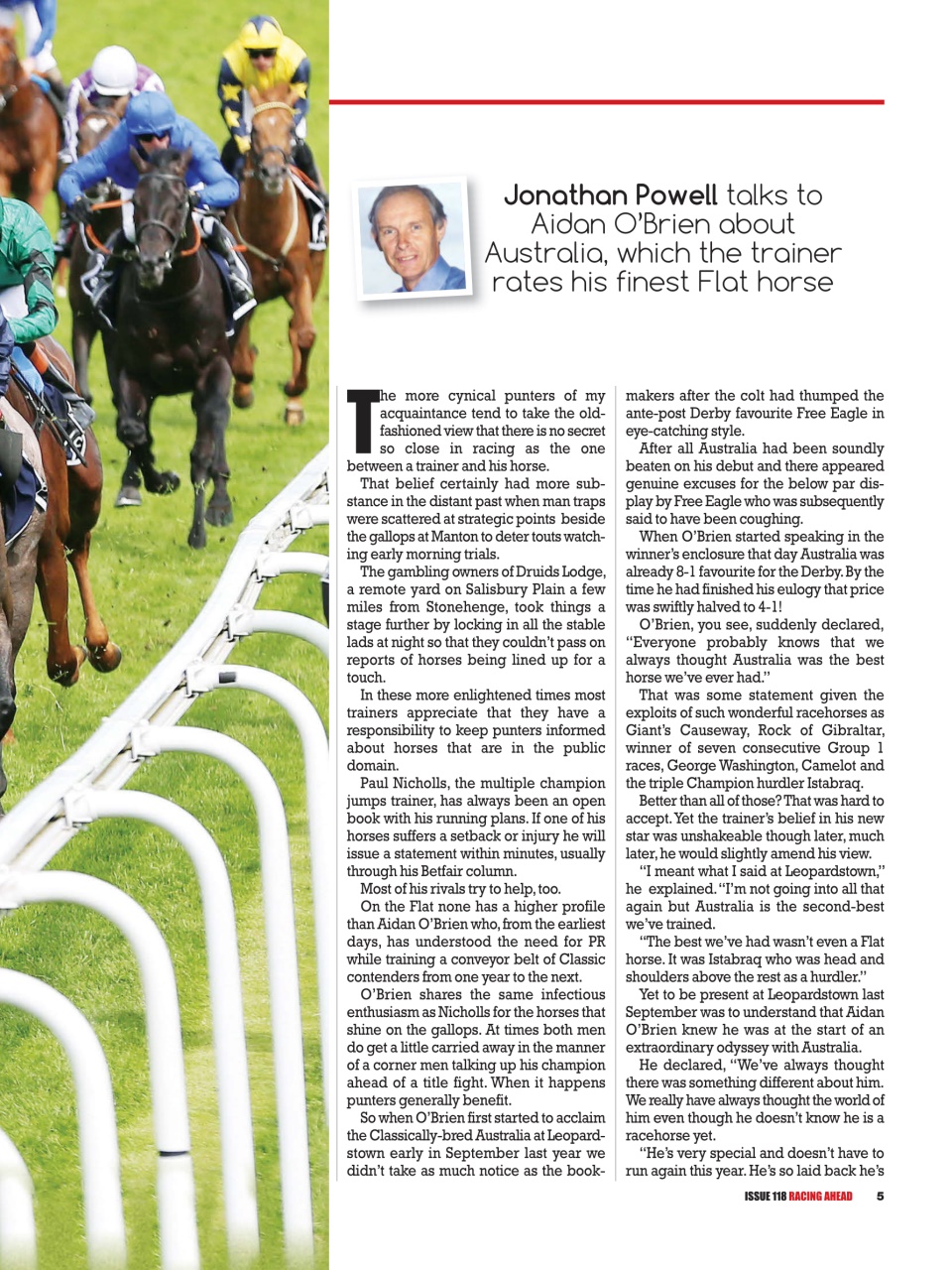 Racing Ahead Preview Pages