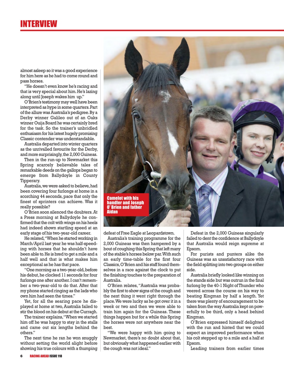 Racing Ahead Preview Pages
