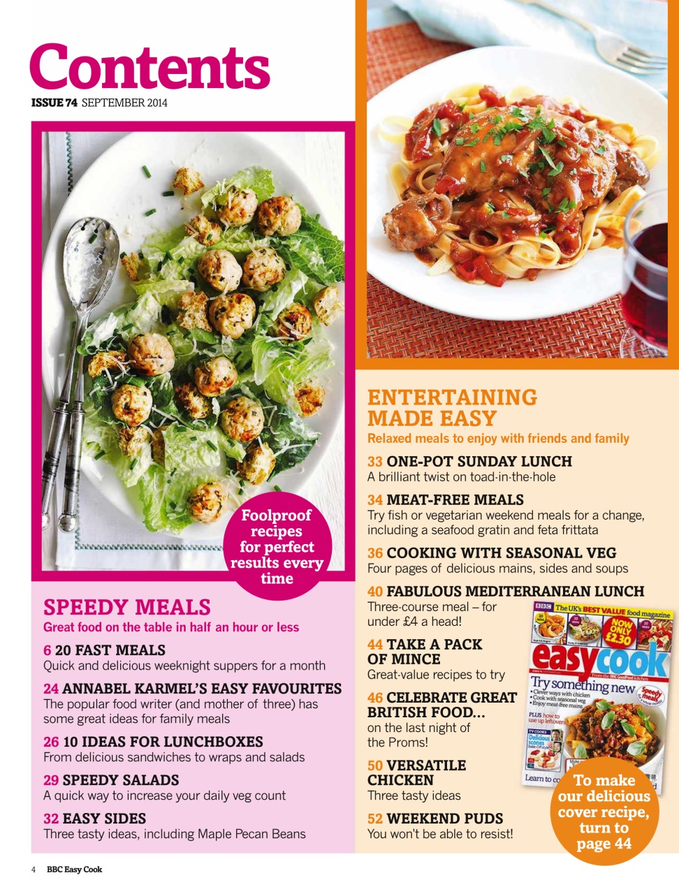 Easy Cook Magazine Preview Pages