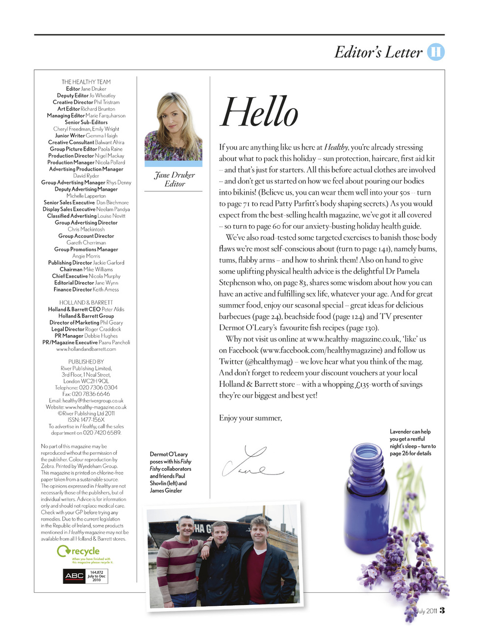 Healthy Magazine Preview Pages