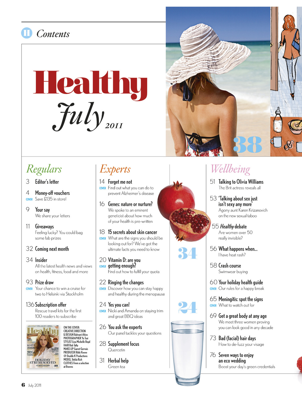Healthy Magazine Preview Pages