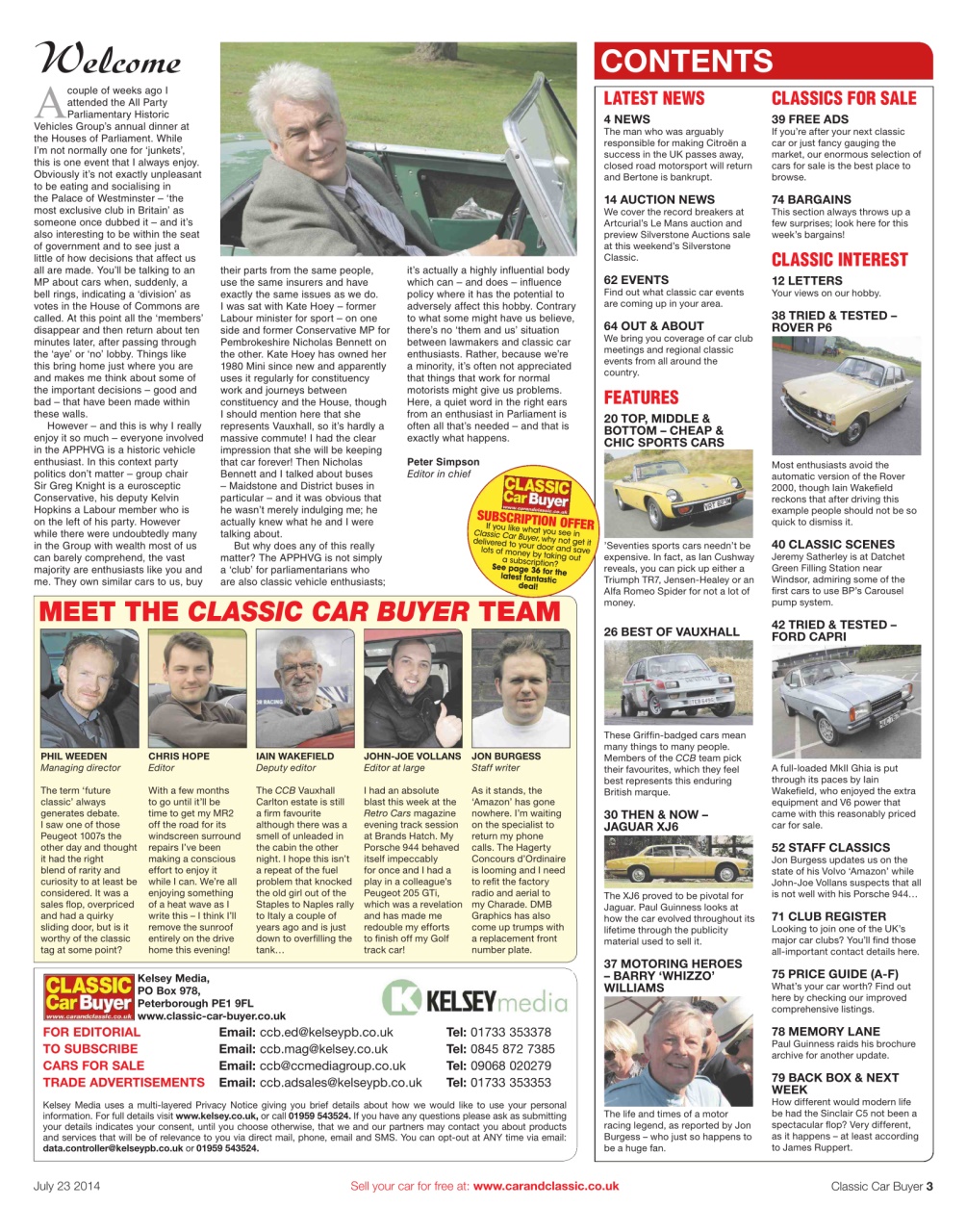 Classic Car Buyer Preview Pages