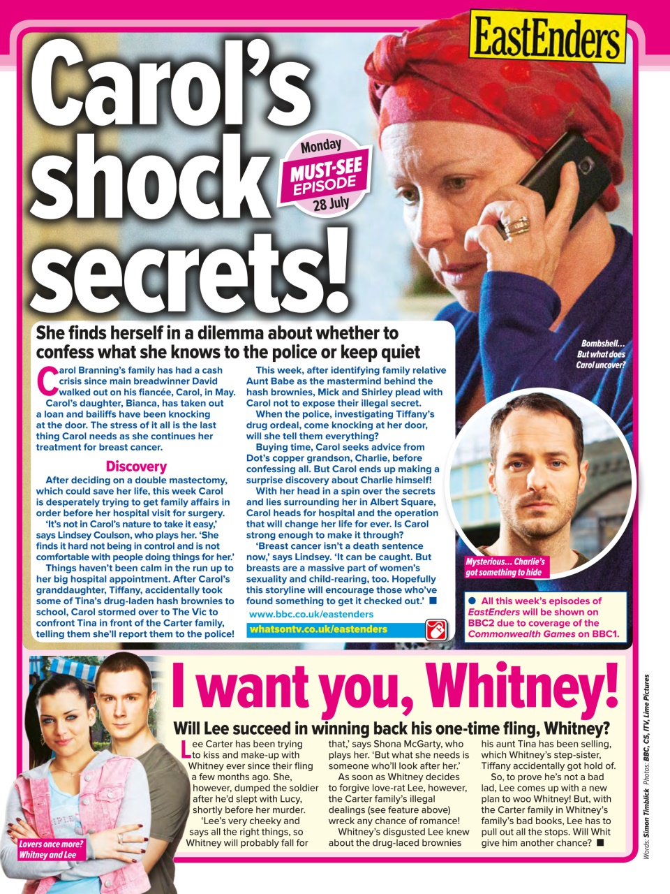 What's on TV Preview Pages