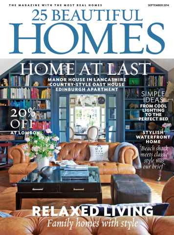 25 Beautiful Homes issue September 2014