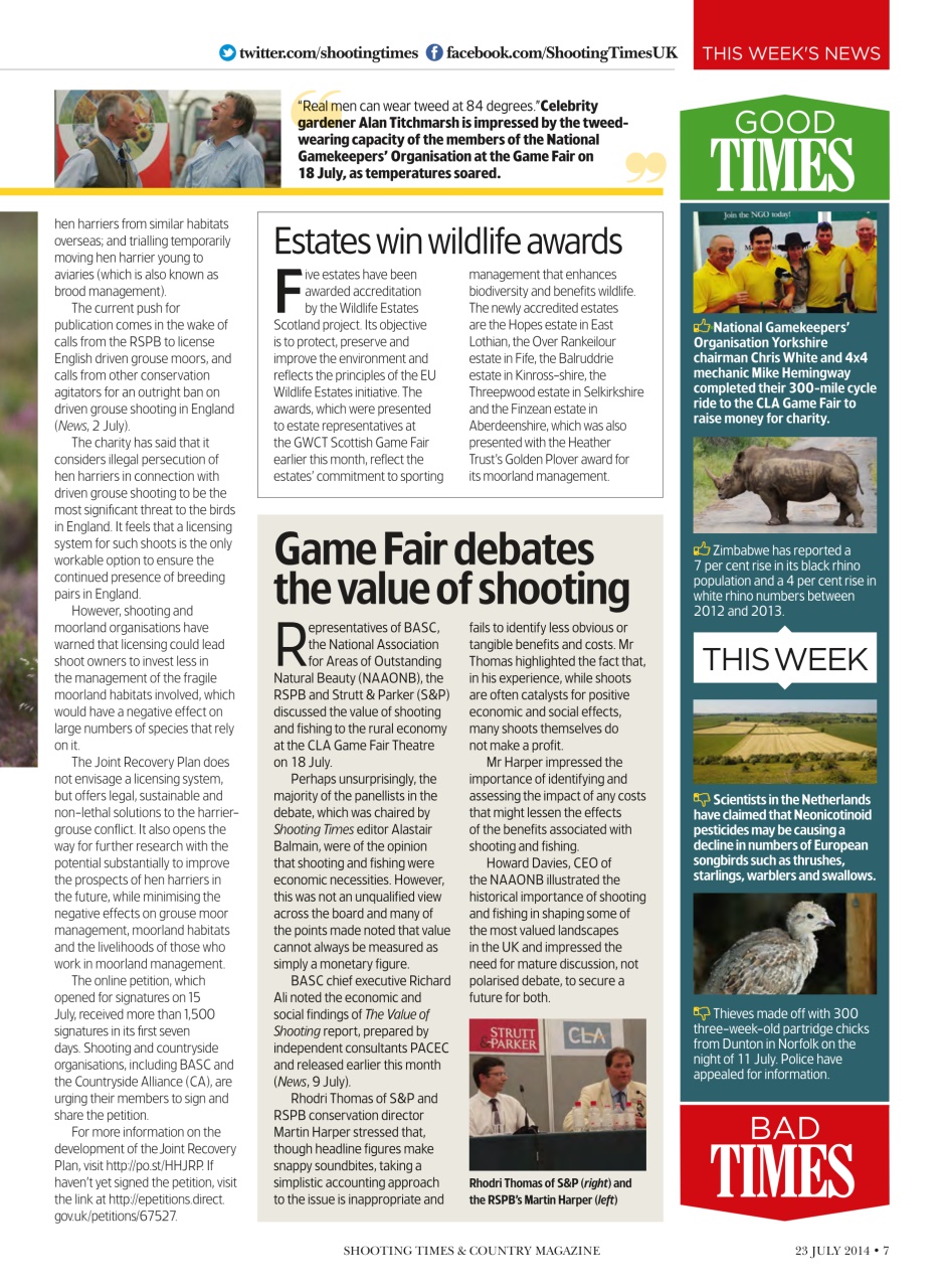 Shooting Times & Country Preview Pages