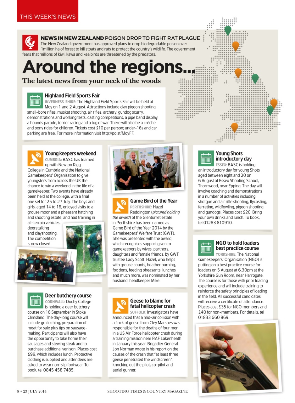 Shooting Times & Country Preview Pages