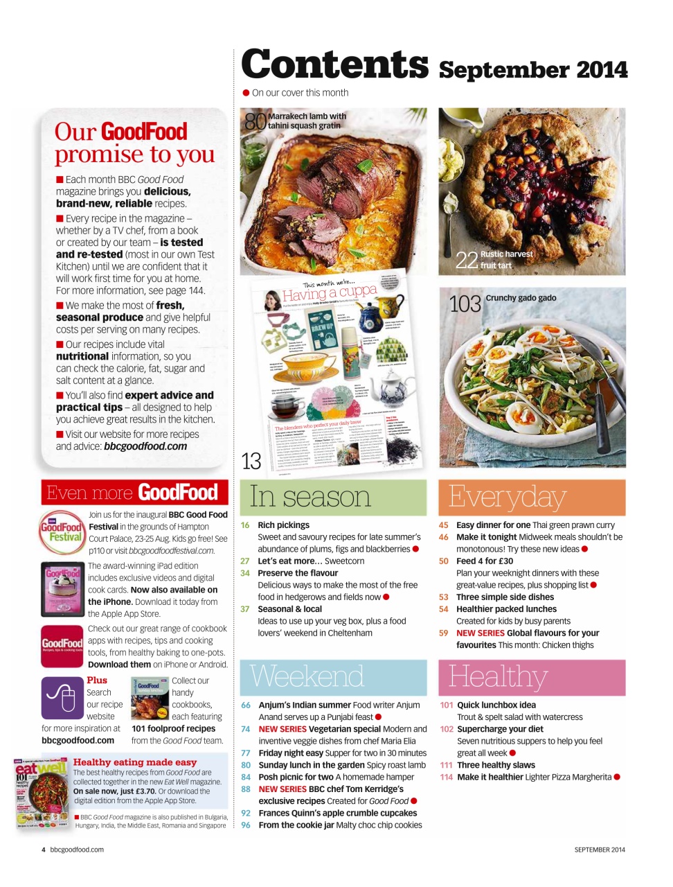 Good Food Magazine Preview Pages