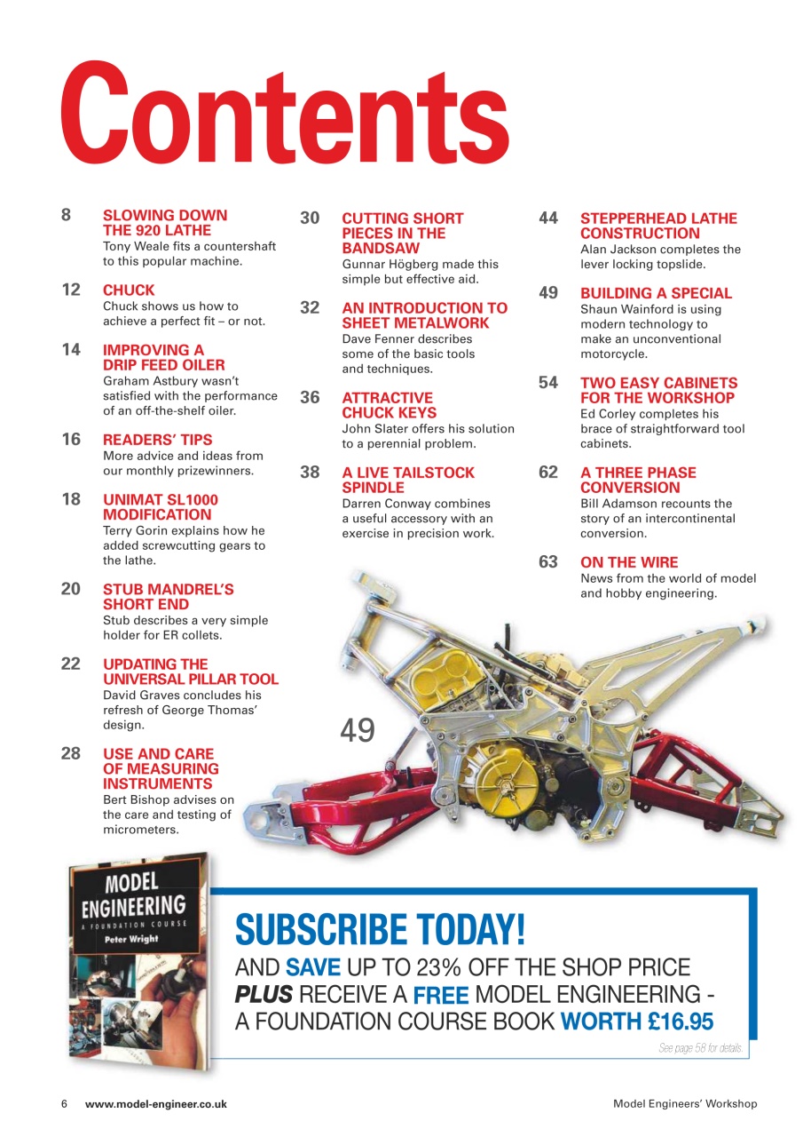 Model Engineer & Workshop Magazine Preview Pages