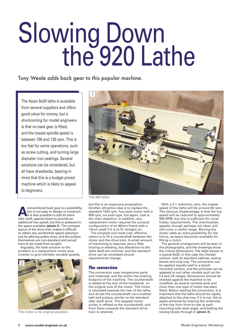 Model Engineer & Workshop Magazine Preview Pages