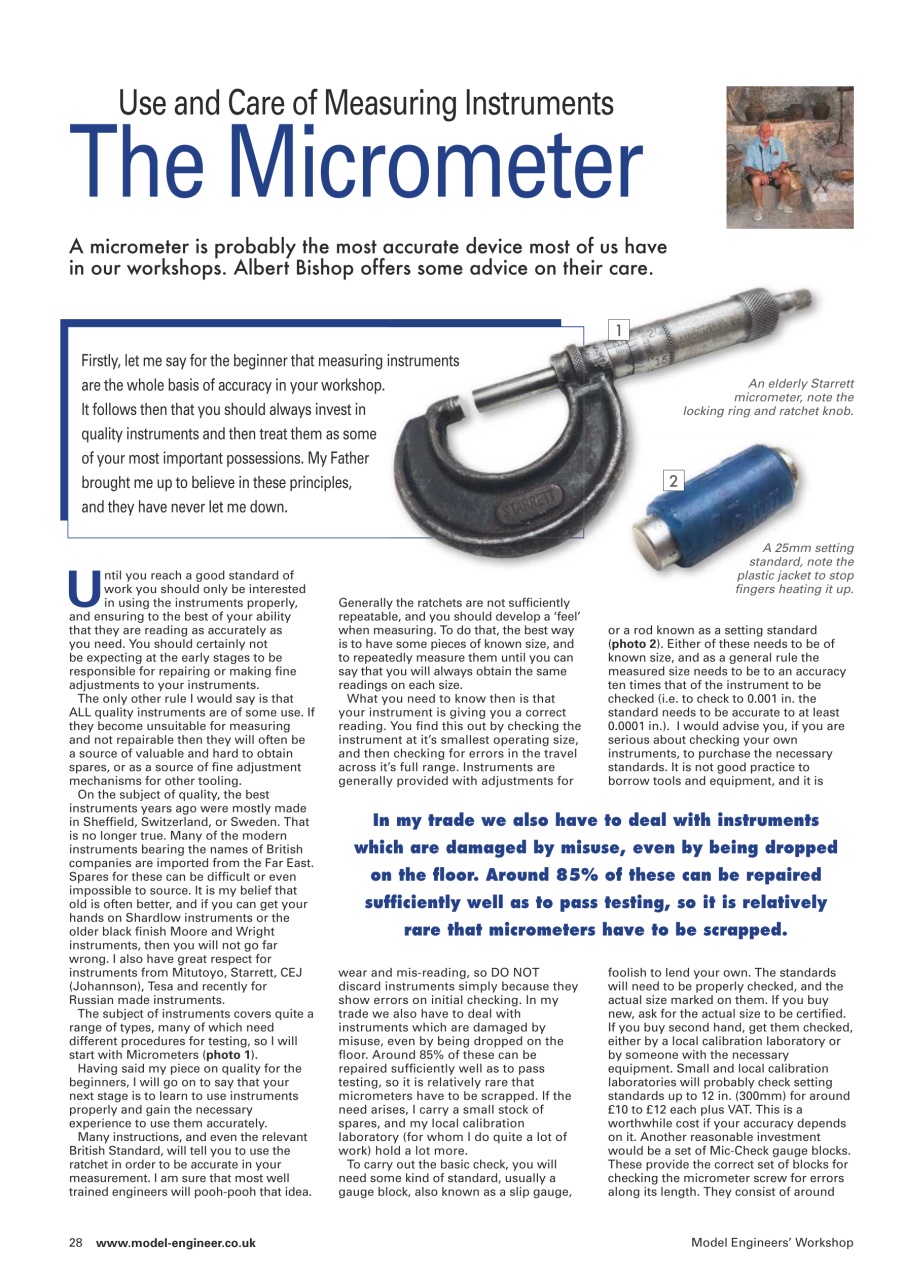 Model Engineer & Workshop Magazine Preview Pages