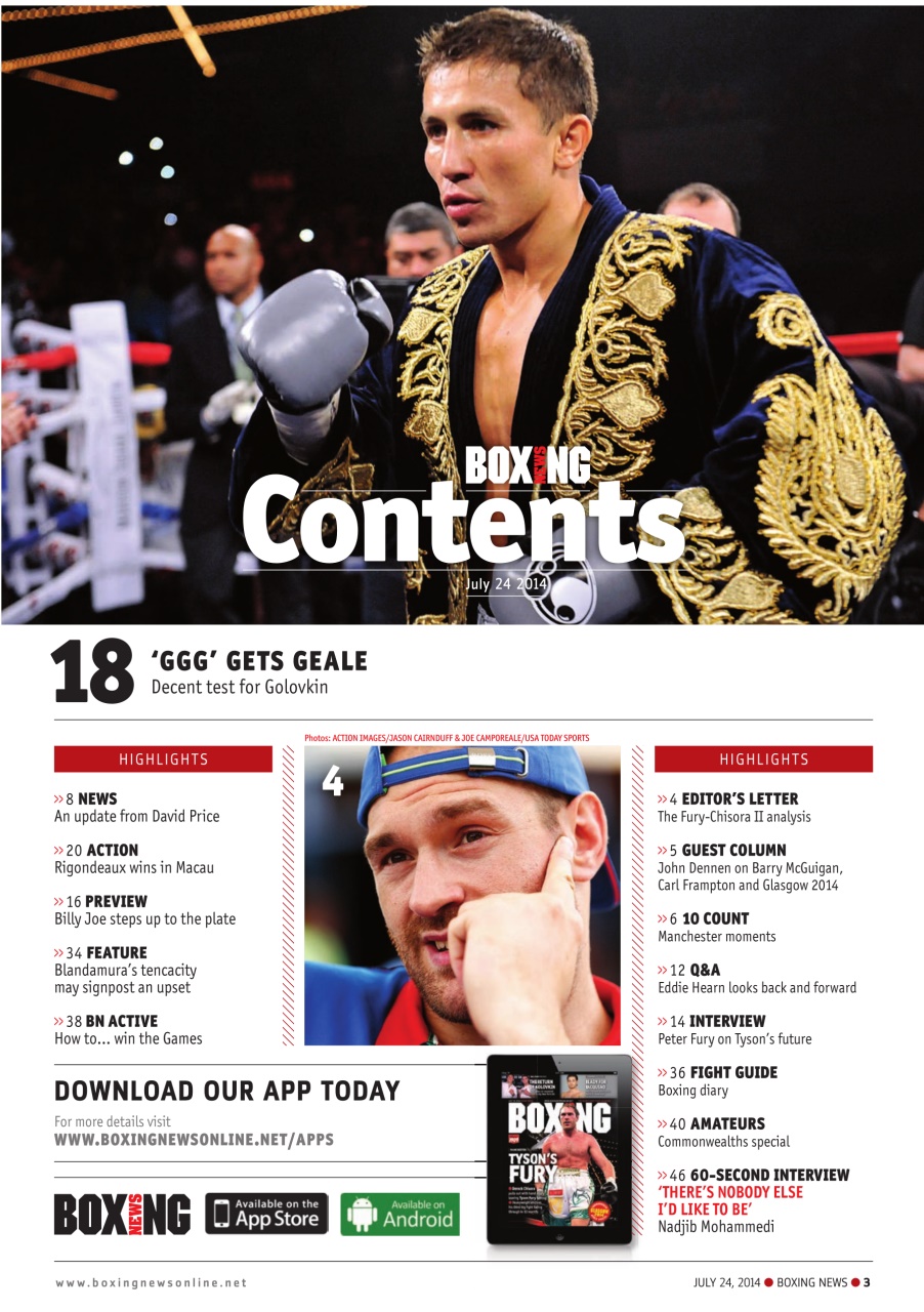 Boxing News Preview Pages