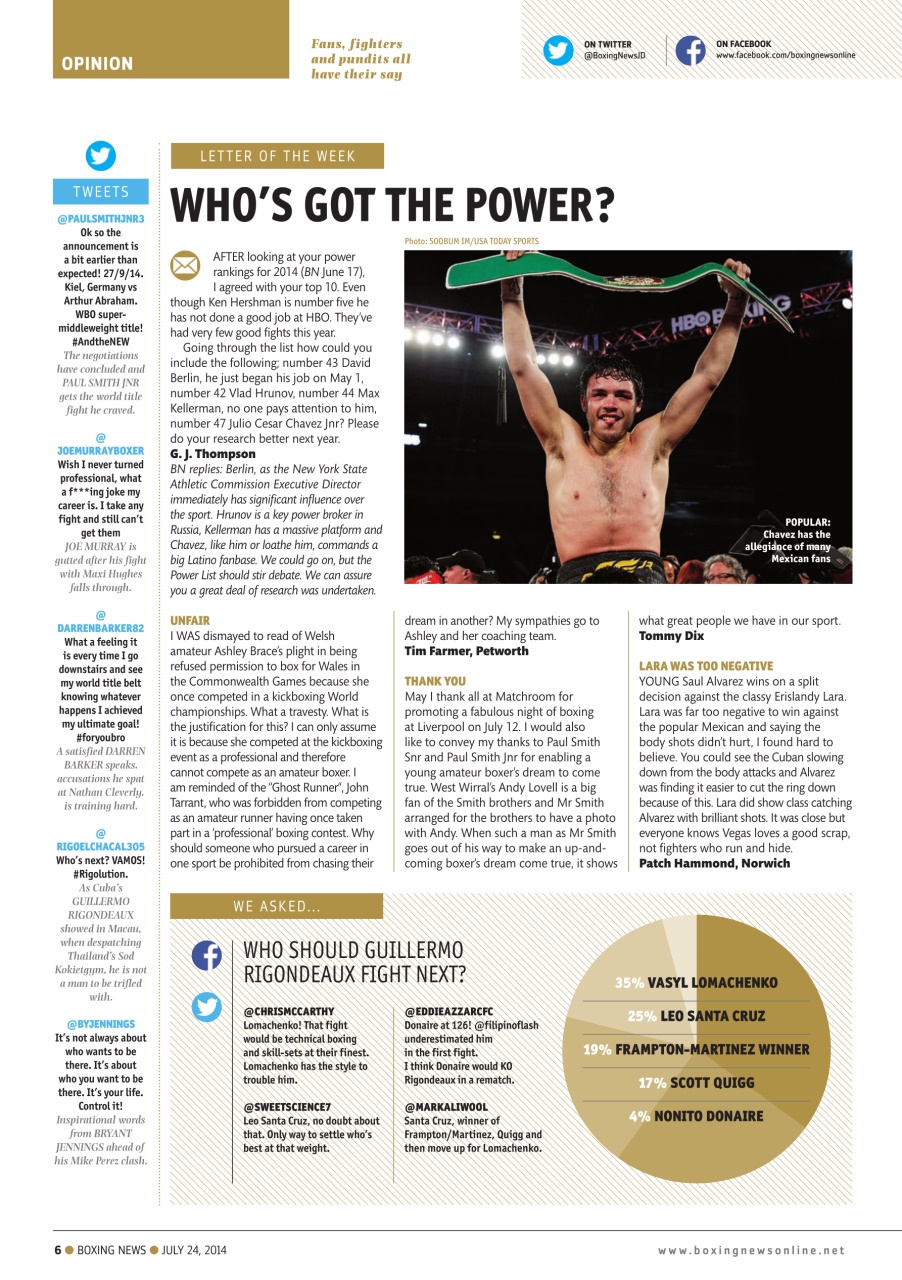 Boxing News Preview Pages