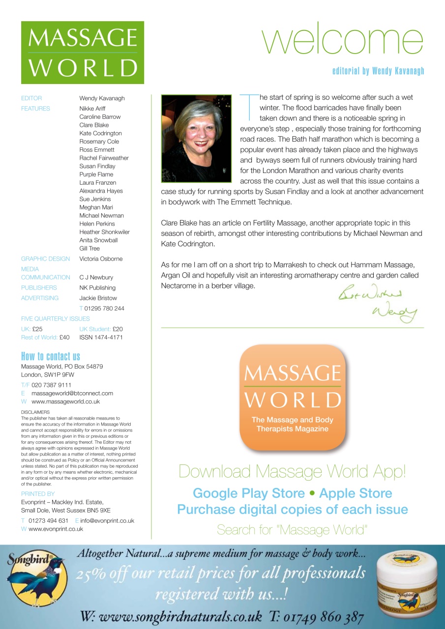 Massage World Preview Pages