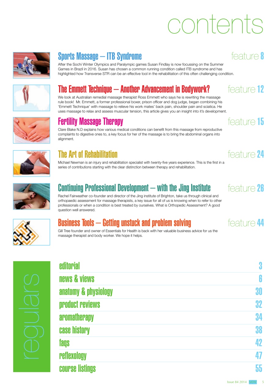 Massage World Preview Pages