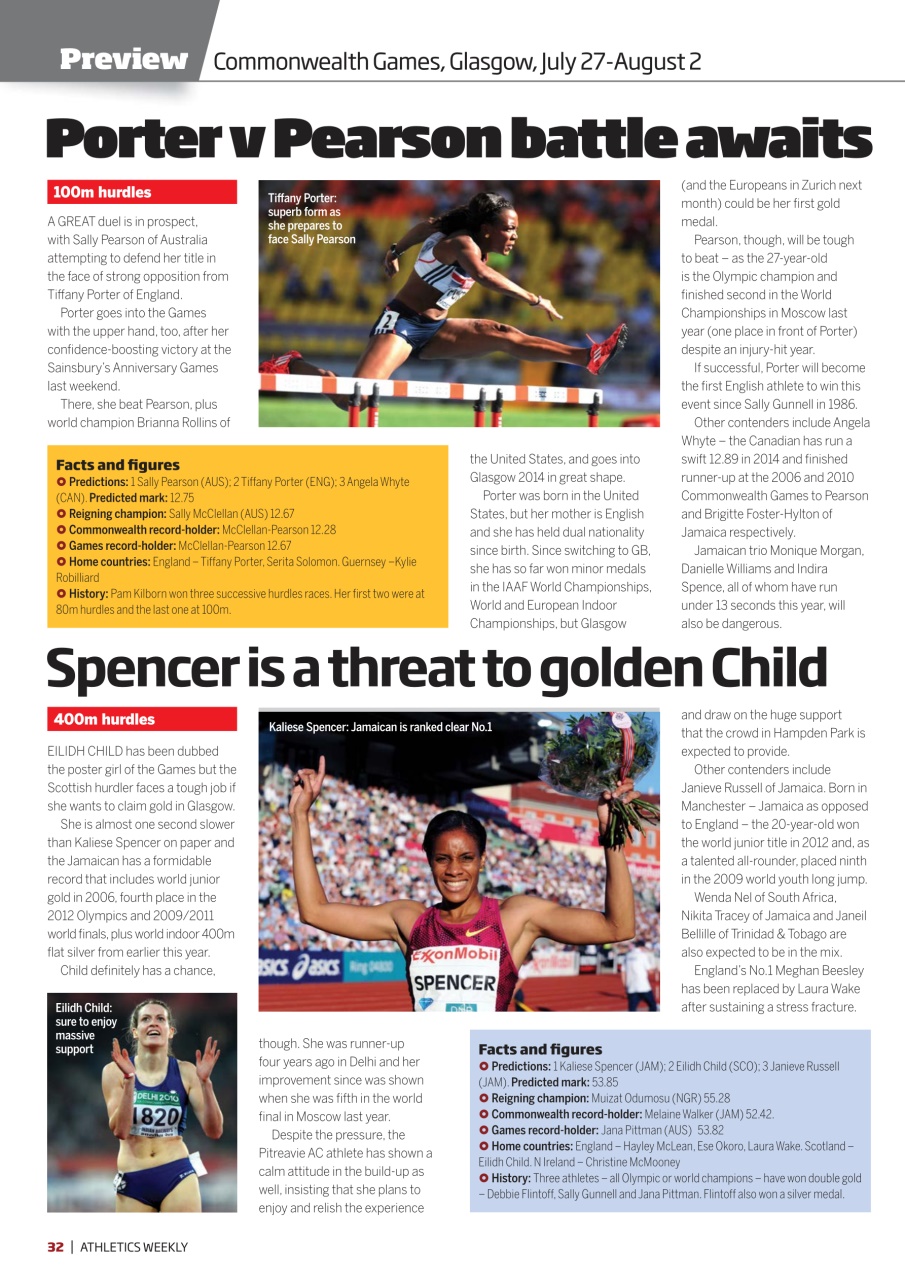 AW – Athletics Weekly Magazine Preview Pages