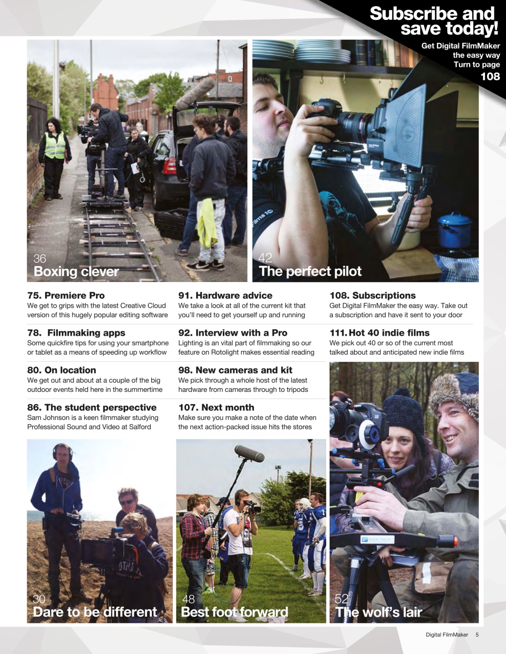 Digital FilmMaker Preview Pages