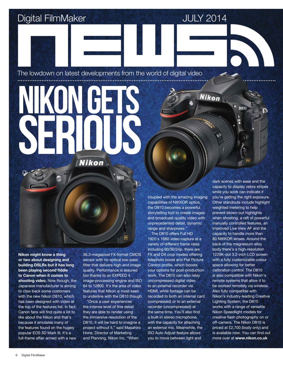 Digital FilmMaker Preview Pages