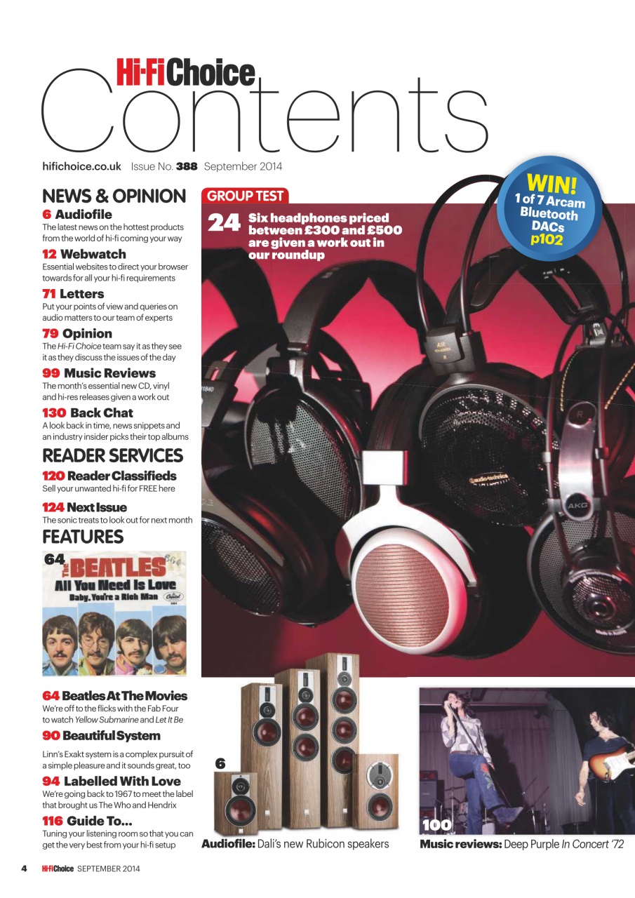 Hi-Fi Choice Preview Pages