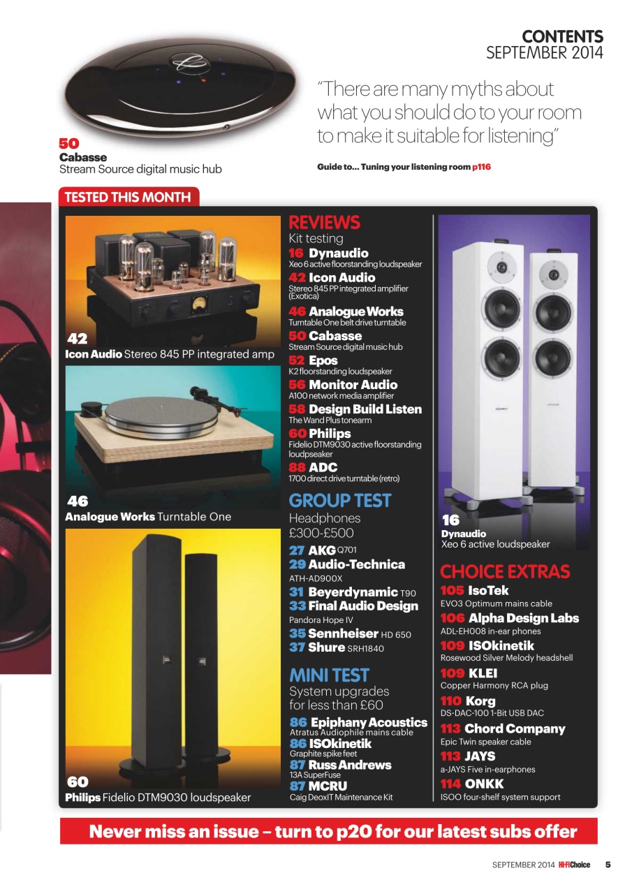 Hi-Fi Choice Preview Pages
