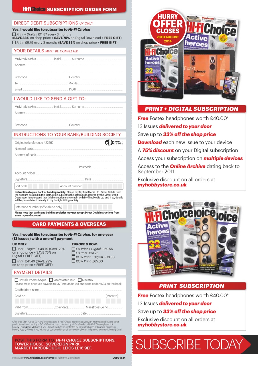 Hi-Fi Choice Preview Pages