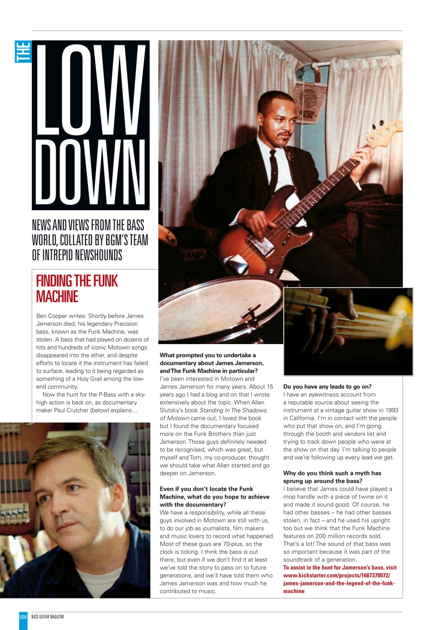 Bass Player UK Preview Pages